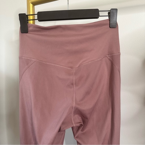 Girlfriend Collective Compressive Full Length Leggings in Rosebud Pink - Picture 6 of 7